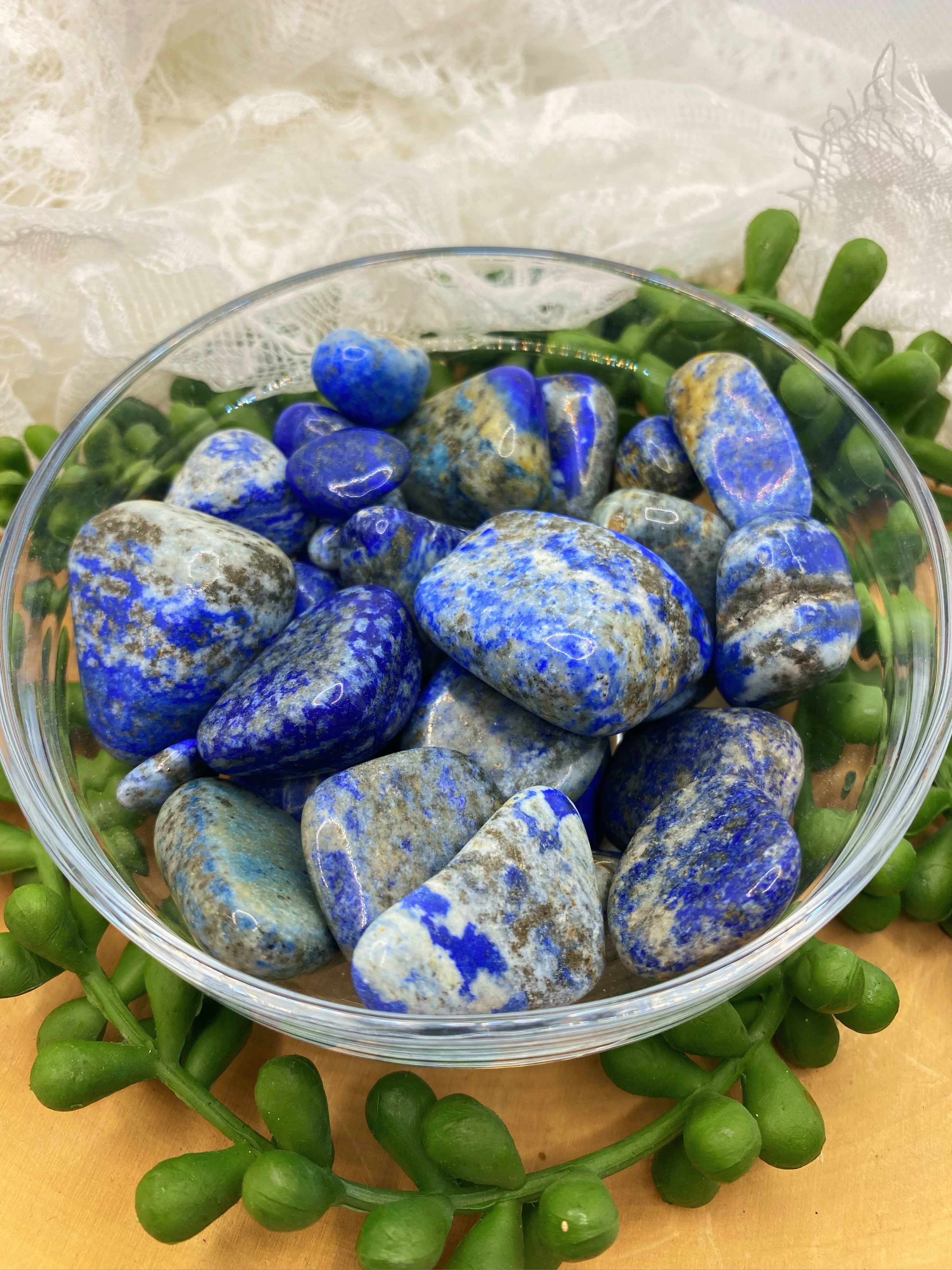 Lapis Lazuli Tumbles – Crystal Cove