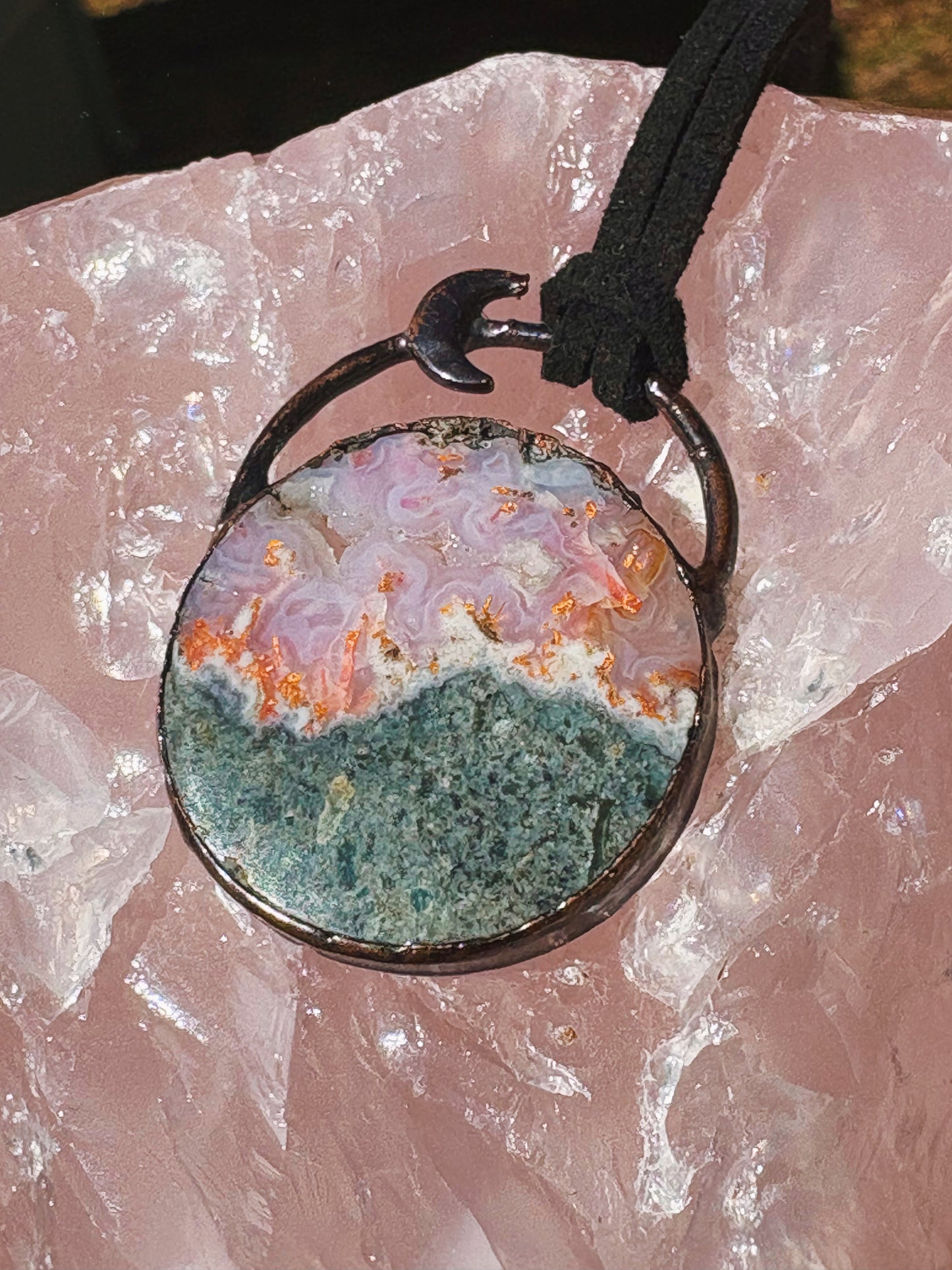 Magma Agate Pendant