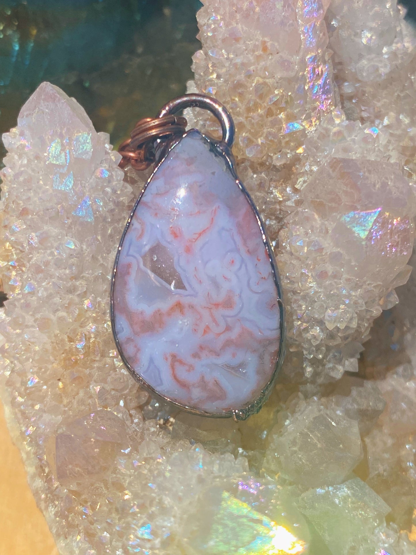 Pink Moss Agate